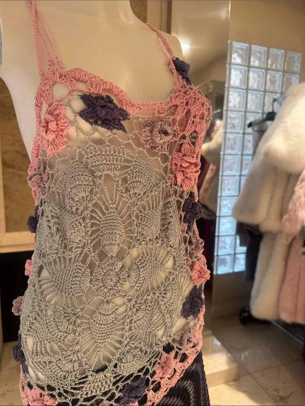Oceanus Cassandra
Crochet Multi Coloured Evening Gown - Picture 4 of 5